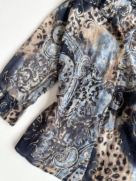 Gerry Weber Sheer Vintage Shirt-Bust 50