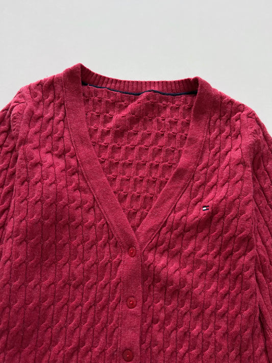 Tommy Hilfiger 54%Wool 46%Cotton Vintage Cardigan -Bust 34