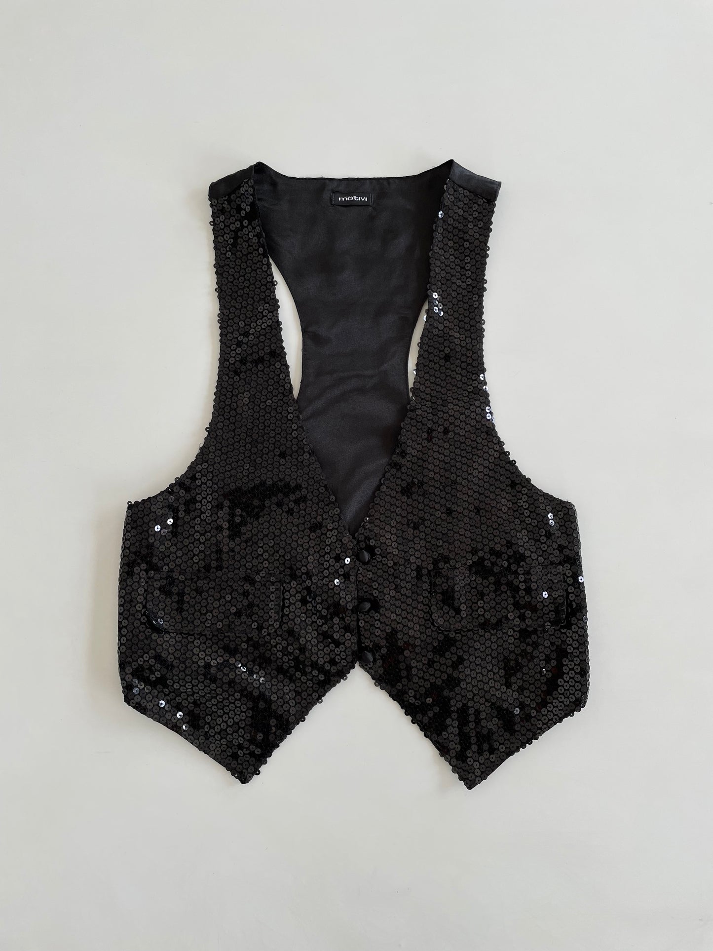 Motivi Sequin Waistcoat -Bust 32