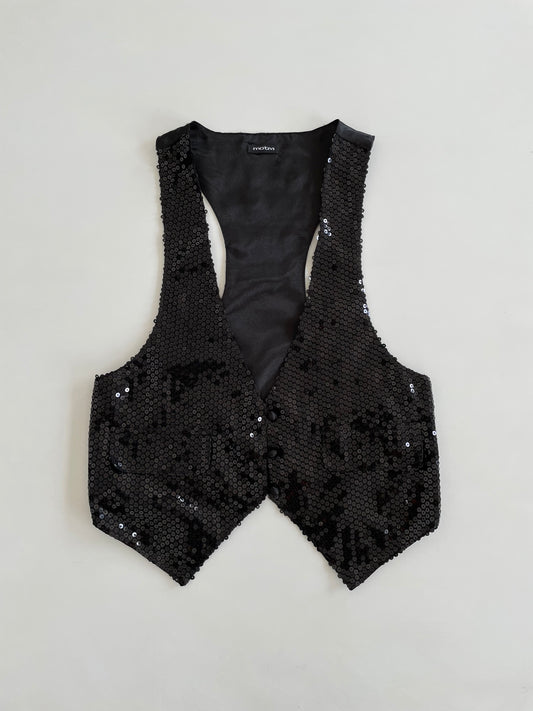 Motivi Sequin Waistcoat -Bust 32