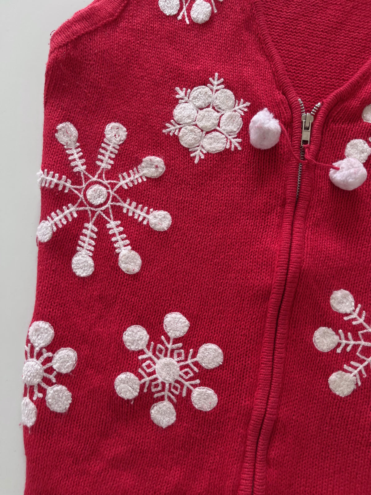 Basic Editions Christmas Embroidered Sweater-Bust 48