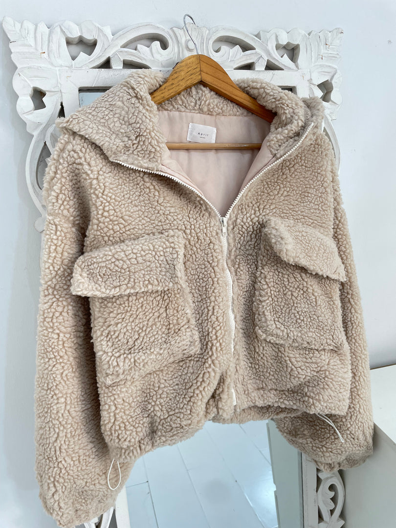 Super Thick Teddy Jacket-Bust 50
