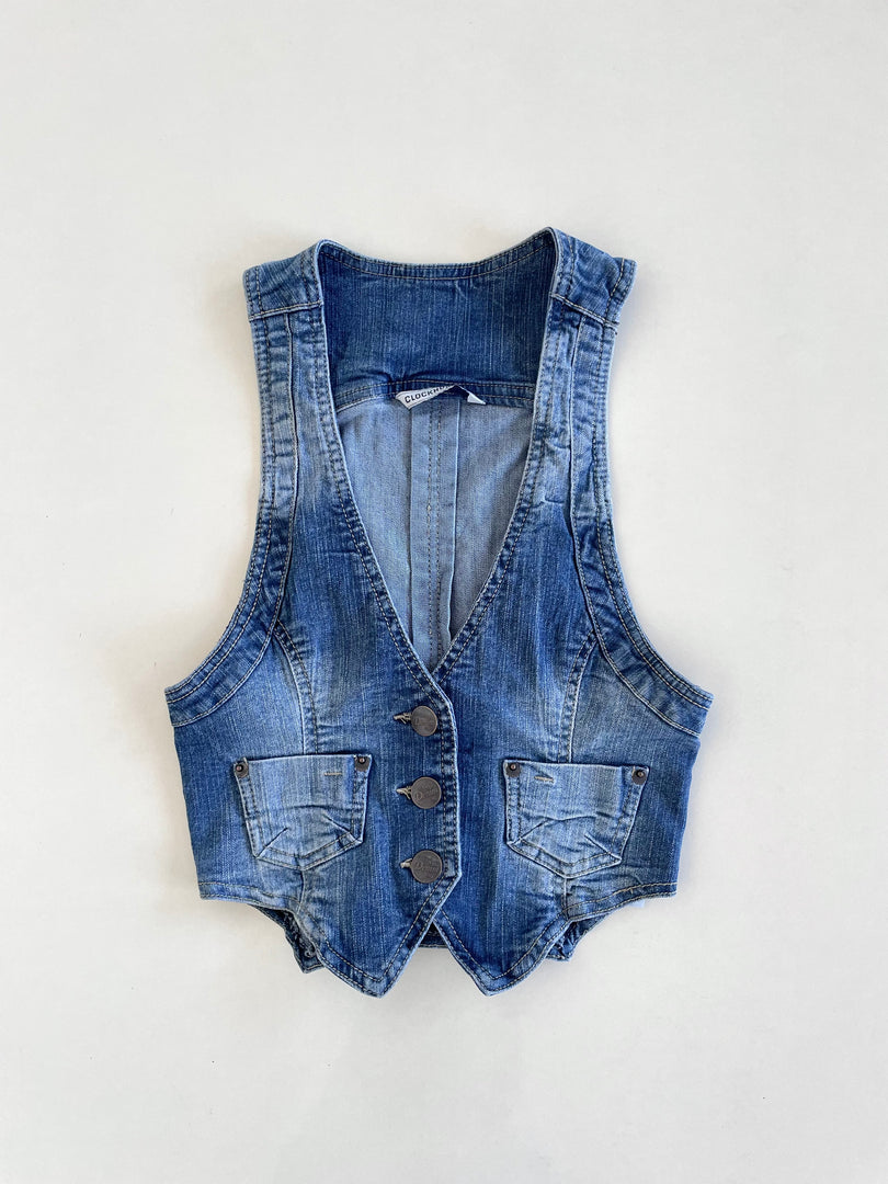 Clockhouse Denim Top-Bust 26 to 28