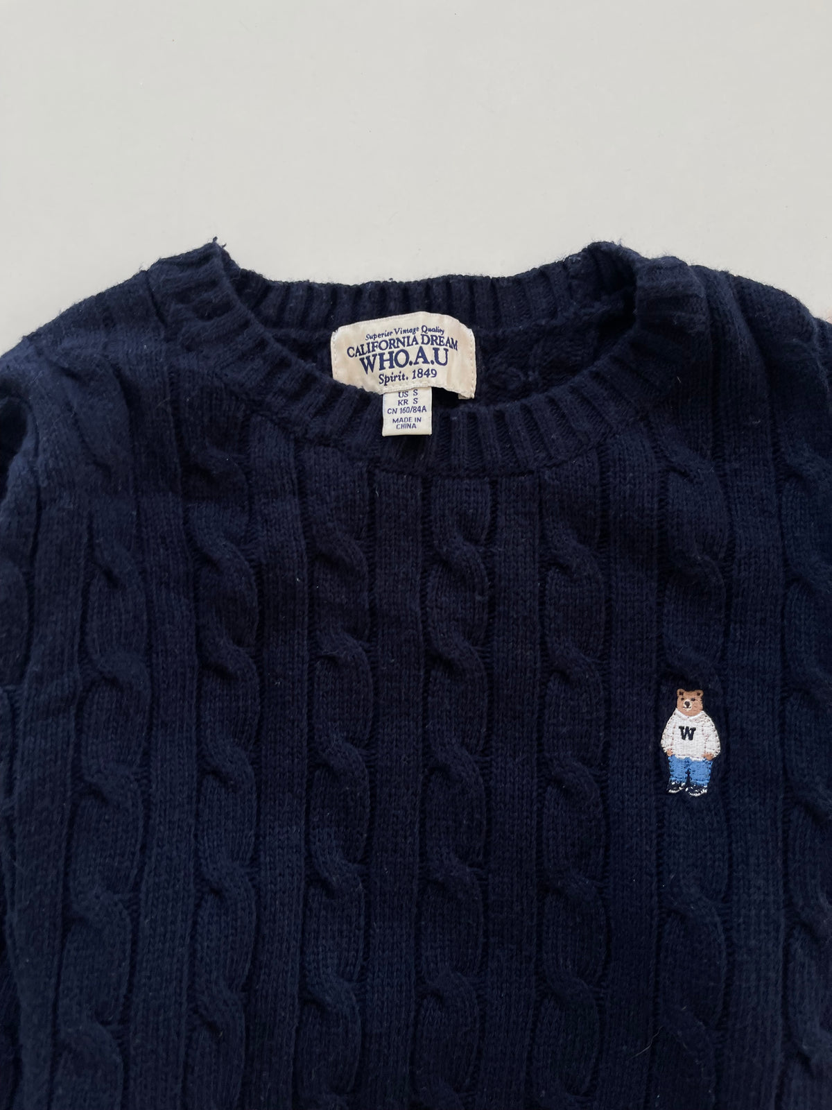 Who AU Vintage Sweater-Bust 36