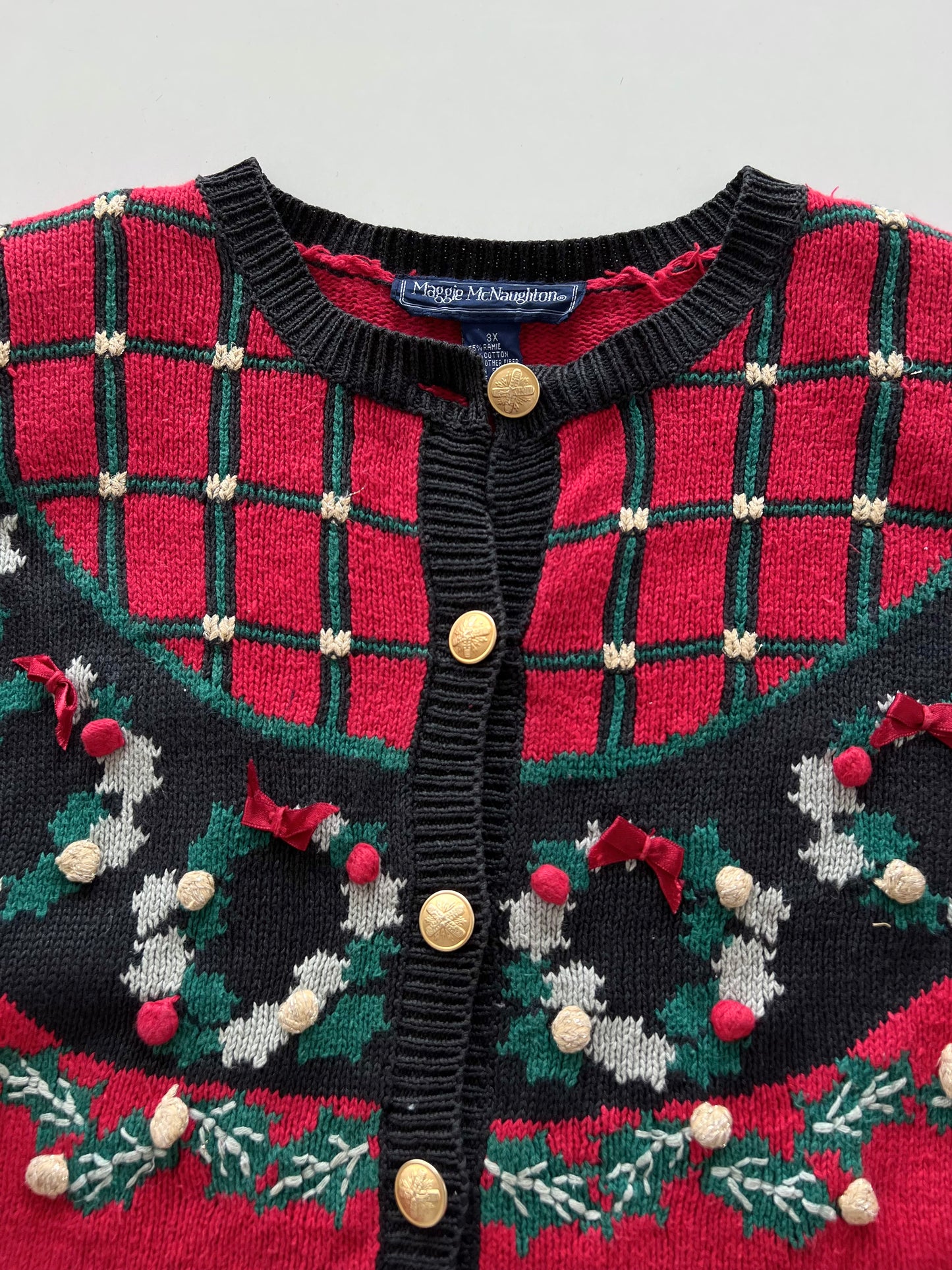 Maggie Mc Naughton Christmas Sweater-Bust 54