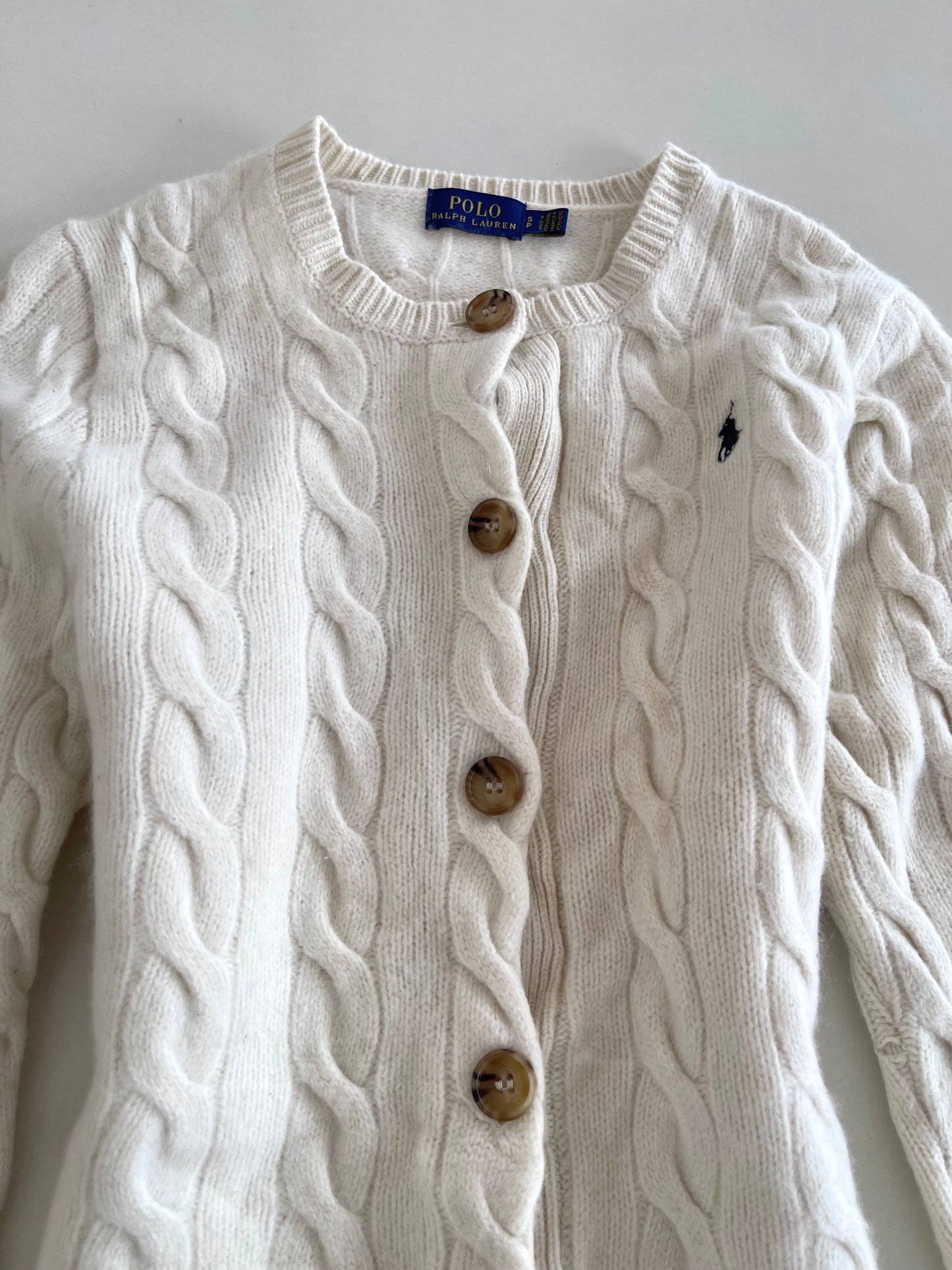 Ralph Lauren 100% Cotton Vintage Cardigan-Bust 34