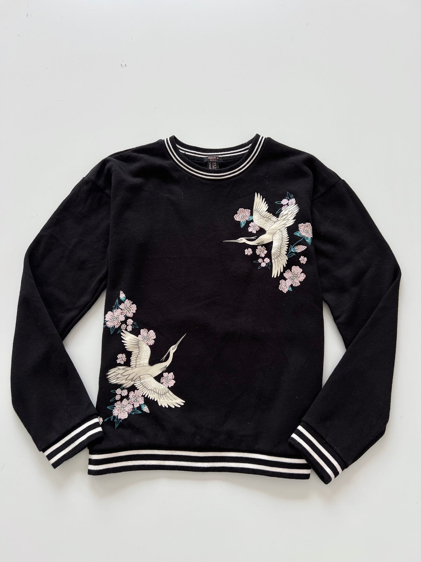 Forever Embroidered Sweater-Bust 36