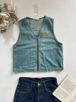 Load image into Gallery viewer, Denim Vest-Bust 32