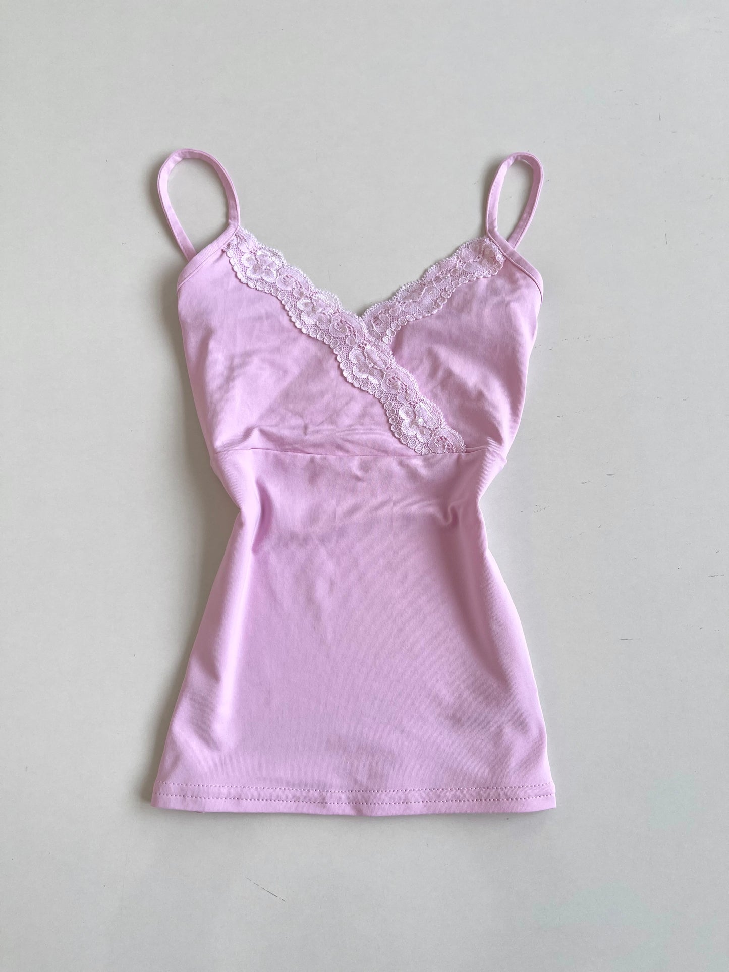 Pink Lace Top-Bust 26 to 28