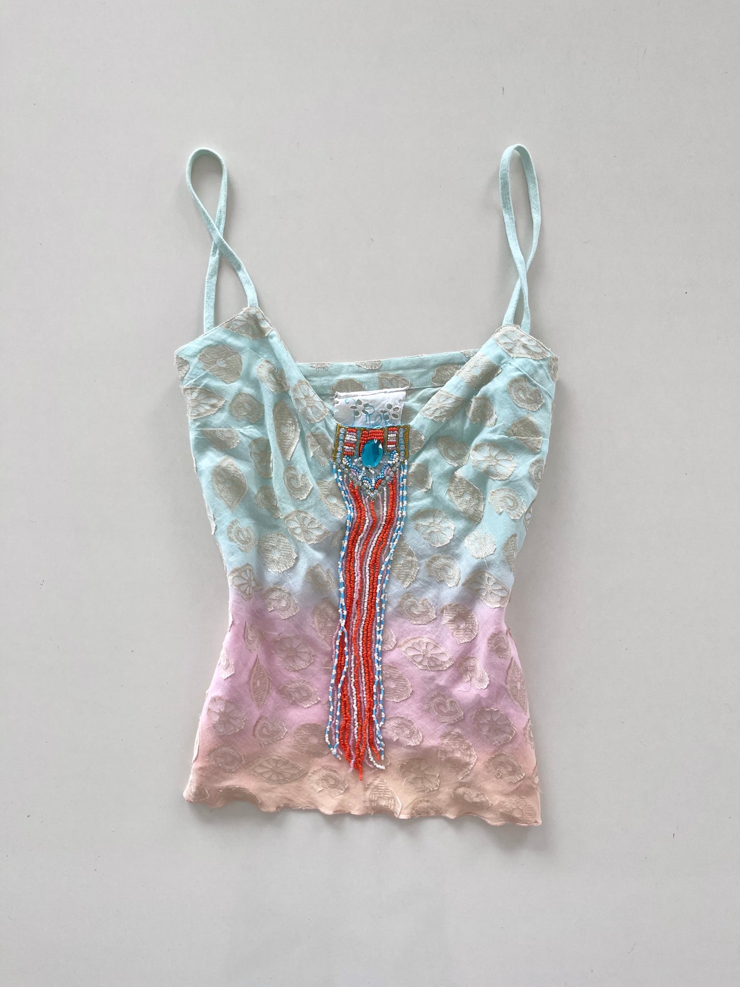 Indian Rose Vintage Cotton Top-Bust 38