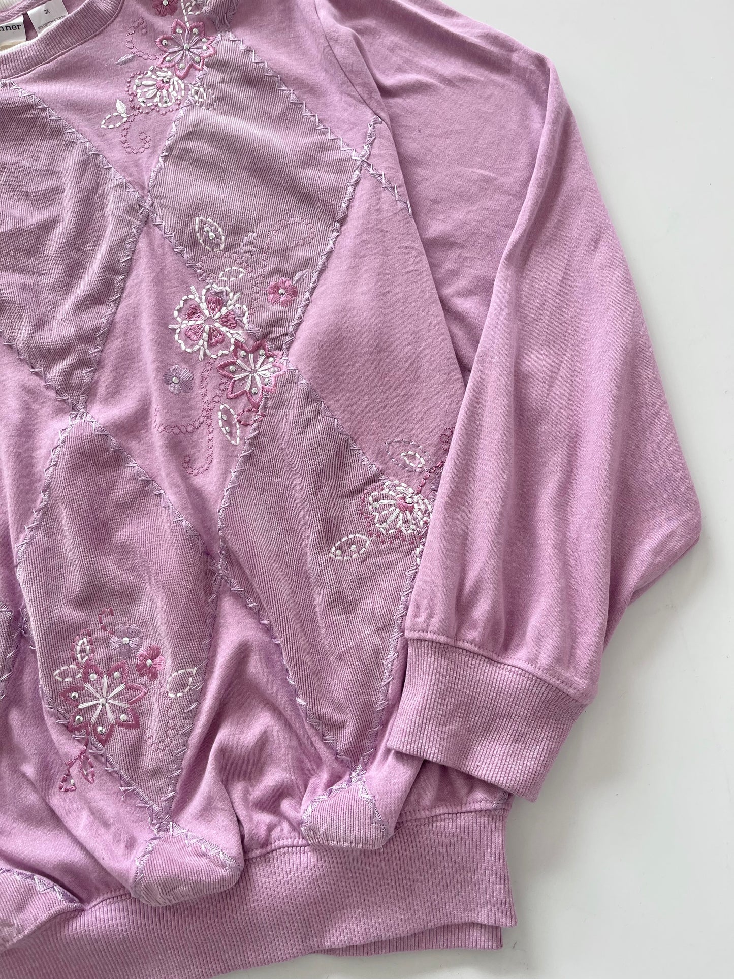 Alfred Dunner Embroidered Sweater-Bust 60