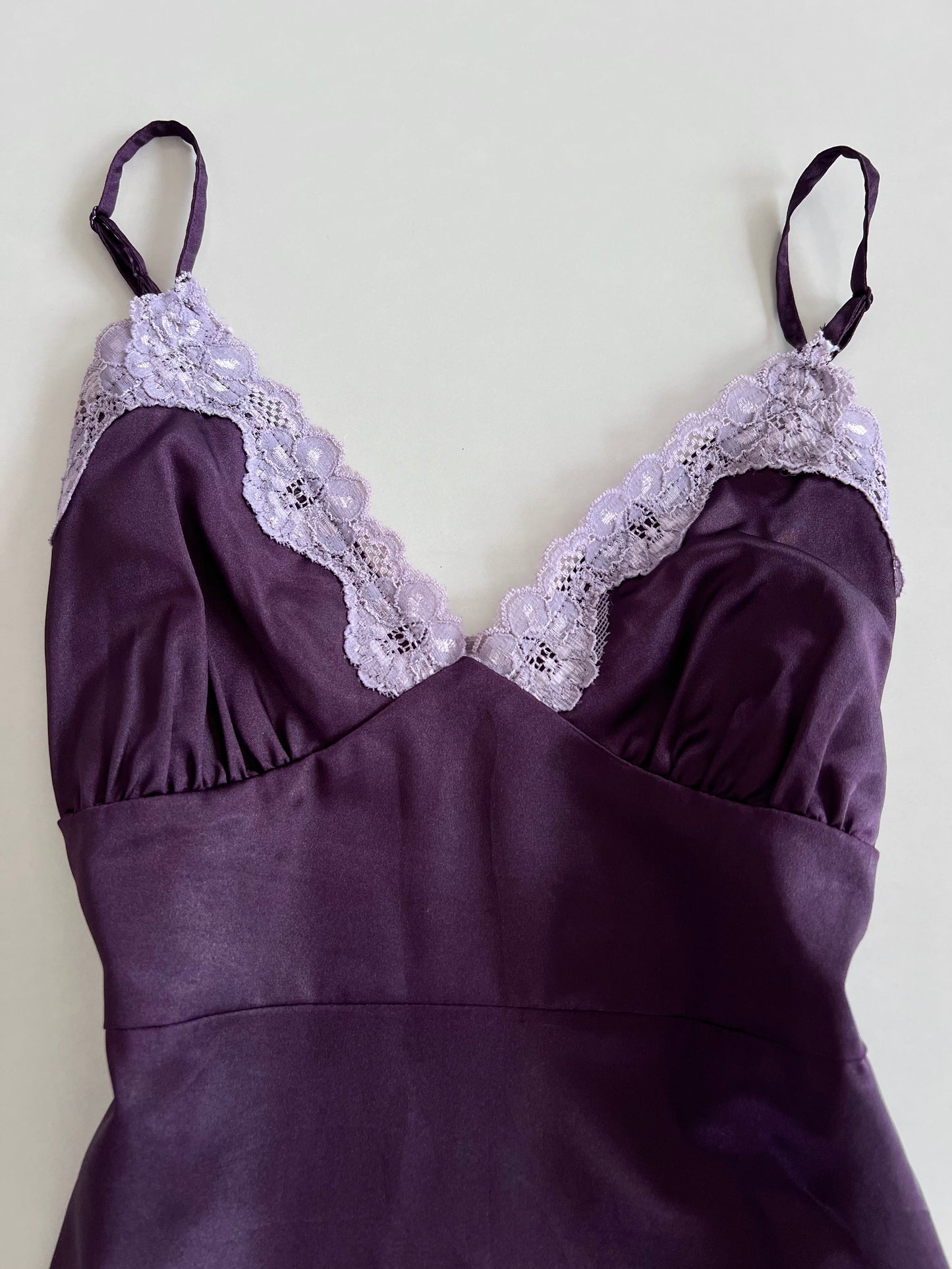 Purple Lace Top-Bust 32
