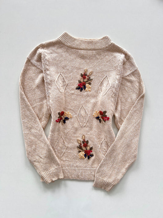 Jantzen Classics hand Embroidered Sweater-Bust 42