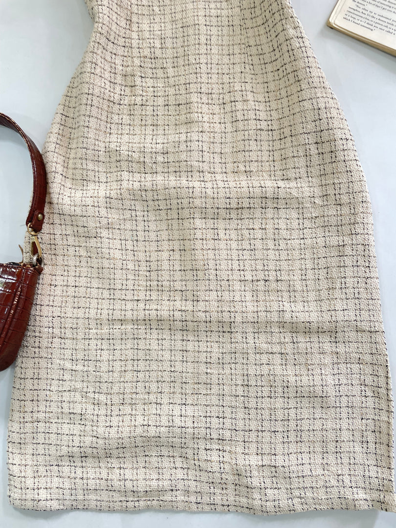 31 Fashion Tweed Dress-Bust 32