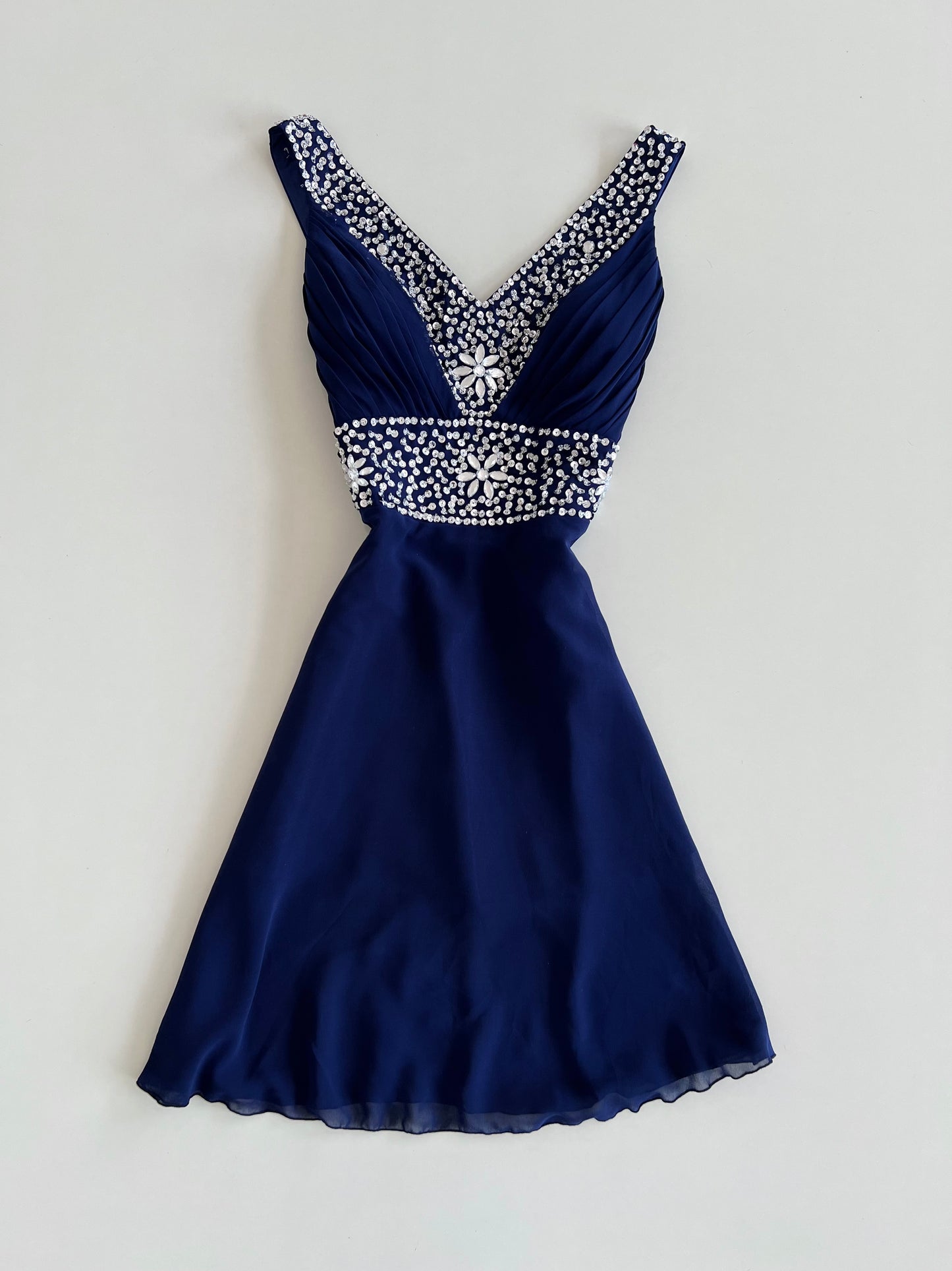 Vintage Embroidered Dress-Bust 36