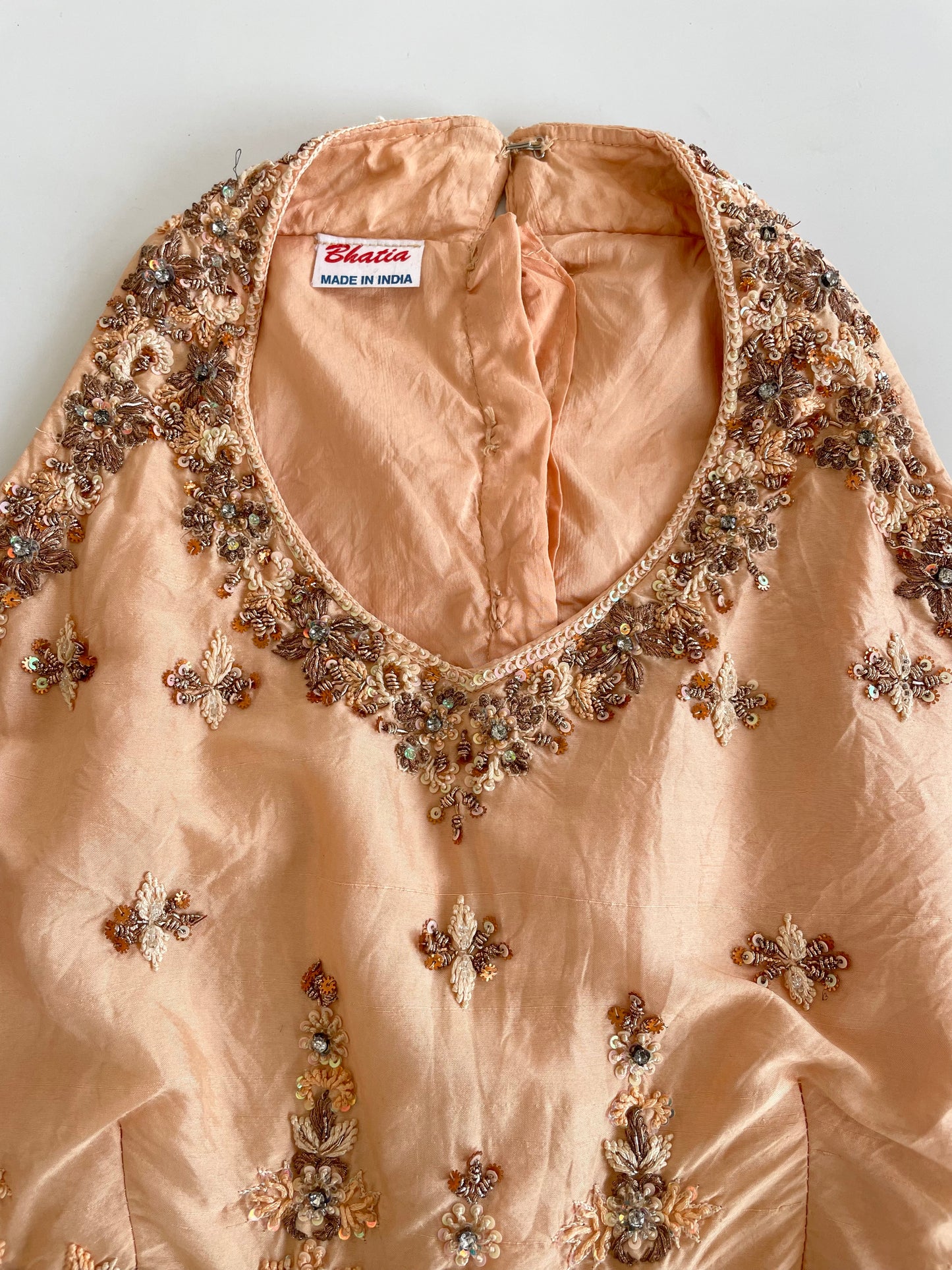 Desi Embroidered Top-Bust 32