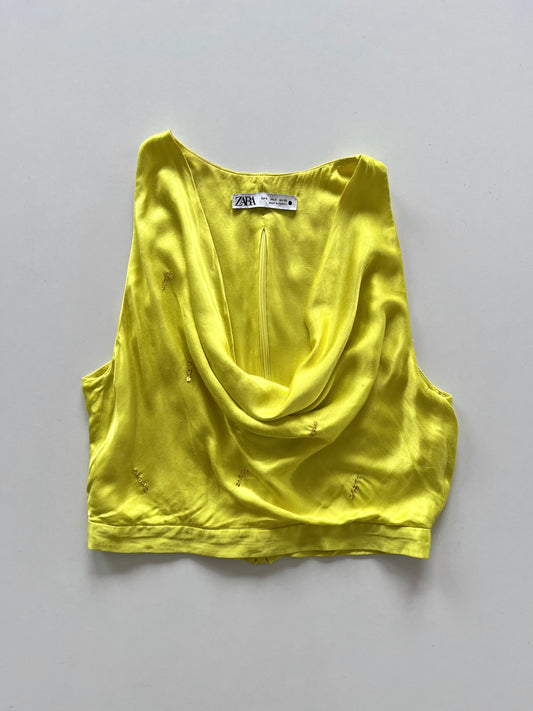 Zara Cowl Neck Top-Bust 34