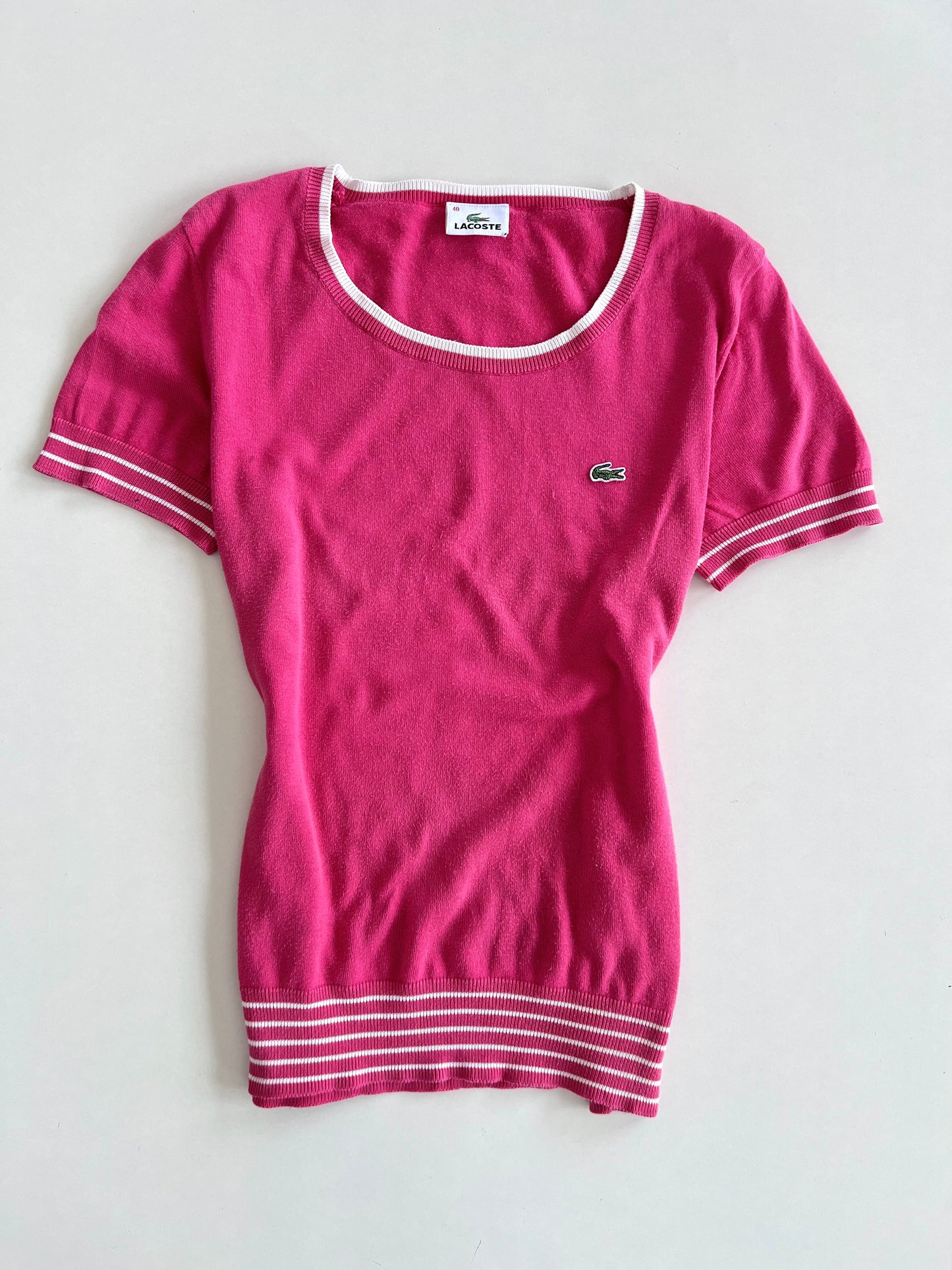 Lacoste Vintage T-Shirt-Bust 34 to 36