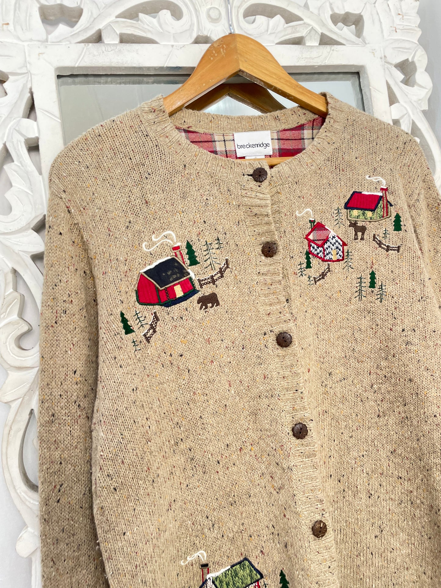 Breckenridge Embroidered Vintage Sweater-Bust 46