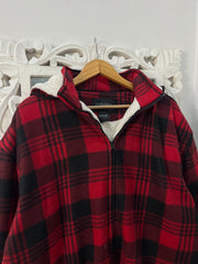 Gioberti Super Thick Inner Fleece Shacket-Chest 52