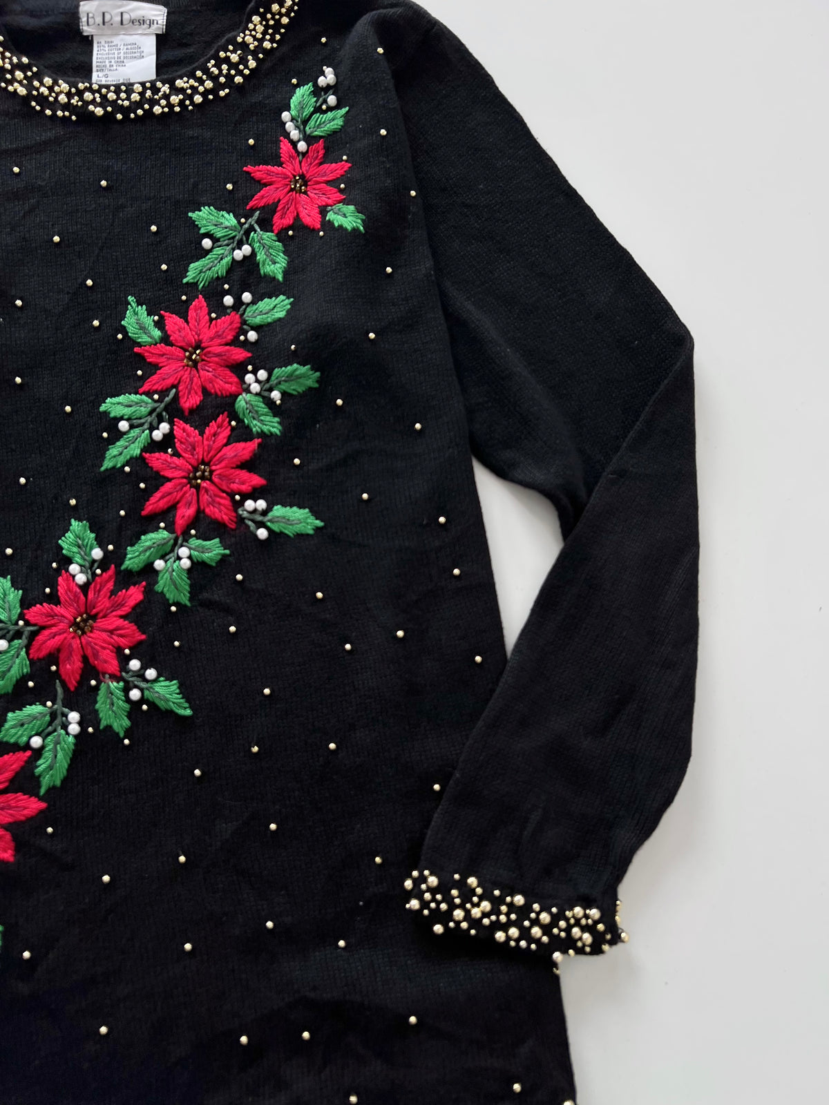 BPDesign Embroidered Sweater-Bust 44
