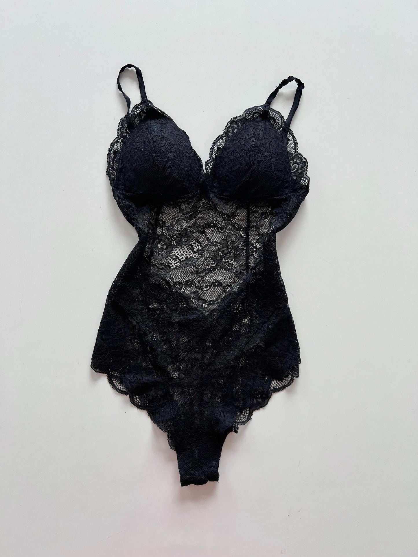 Pieces Sheer Bodysuit-Bust  32 to 34