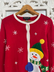 Hampshire Embroidered Christmas Sweater-Bust 42