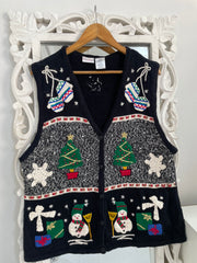 Bobbie Brooks Christmas Sweater Vest-Bust 44