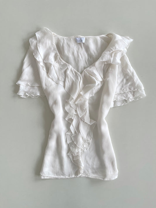 Elegance Silk Sheer Top-Bust 48