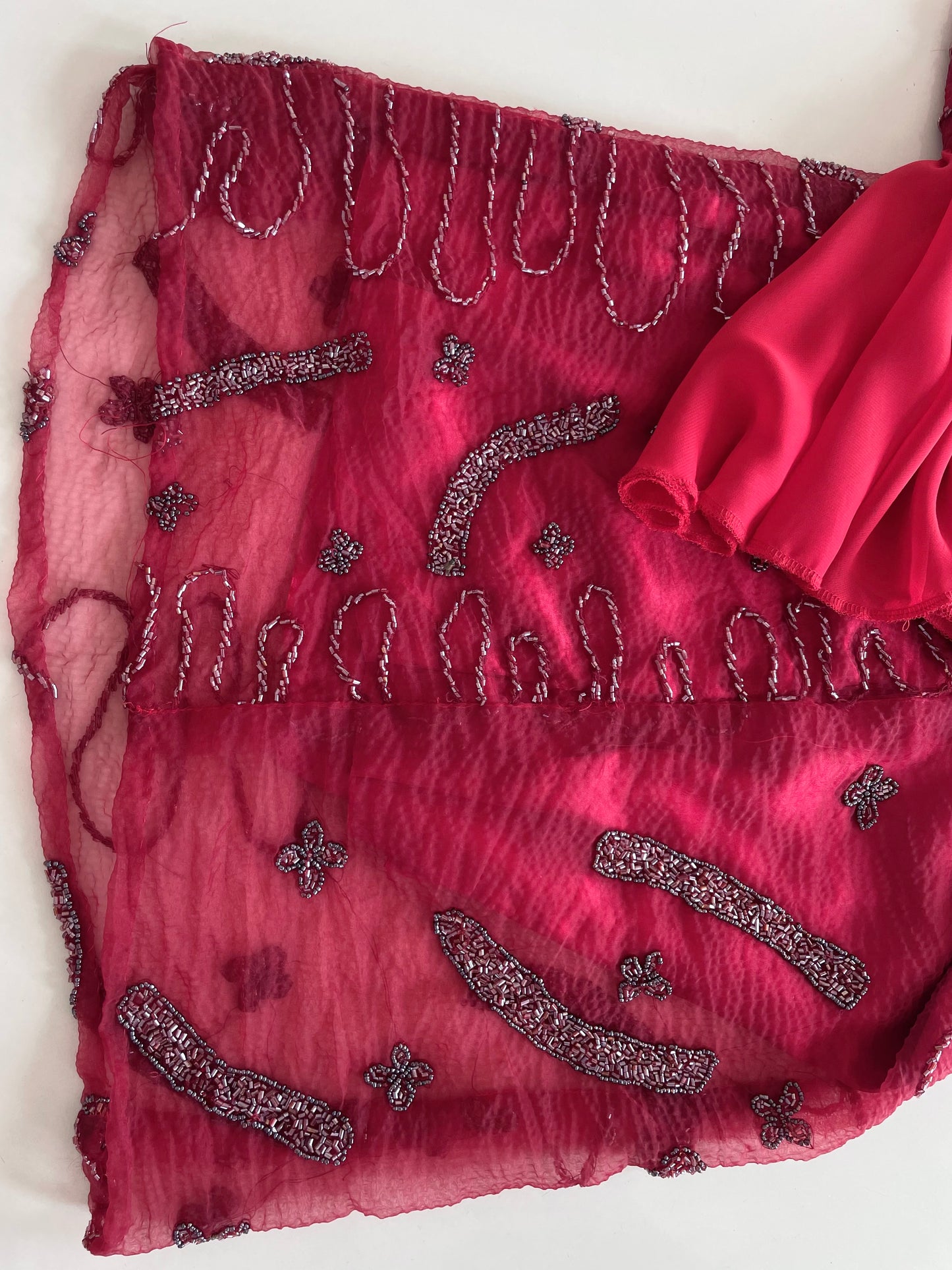 Vintage Embroidered Dress-Bust 32