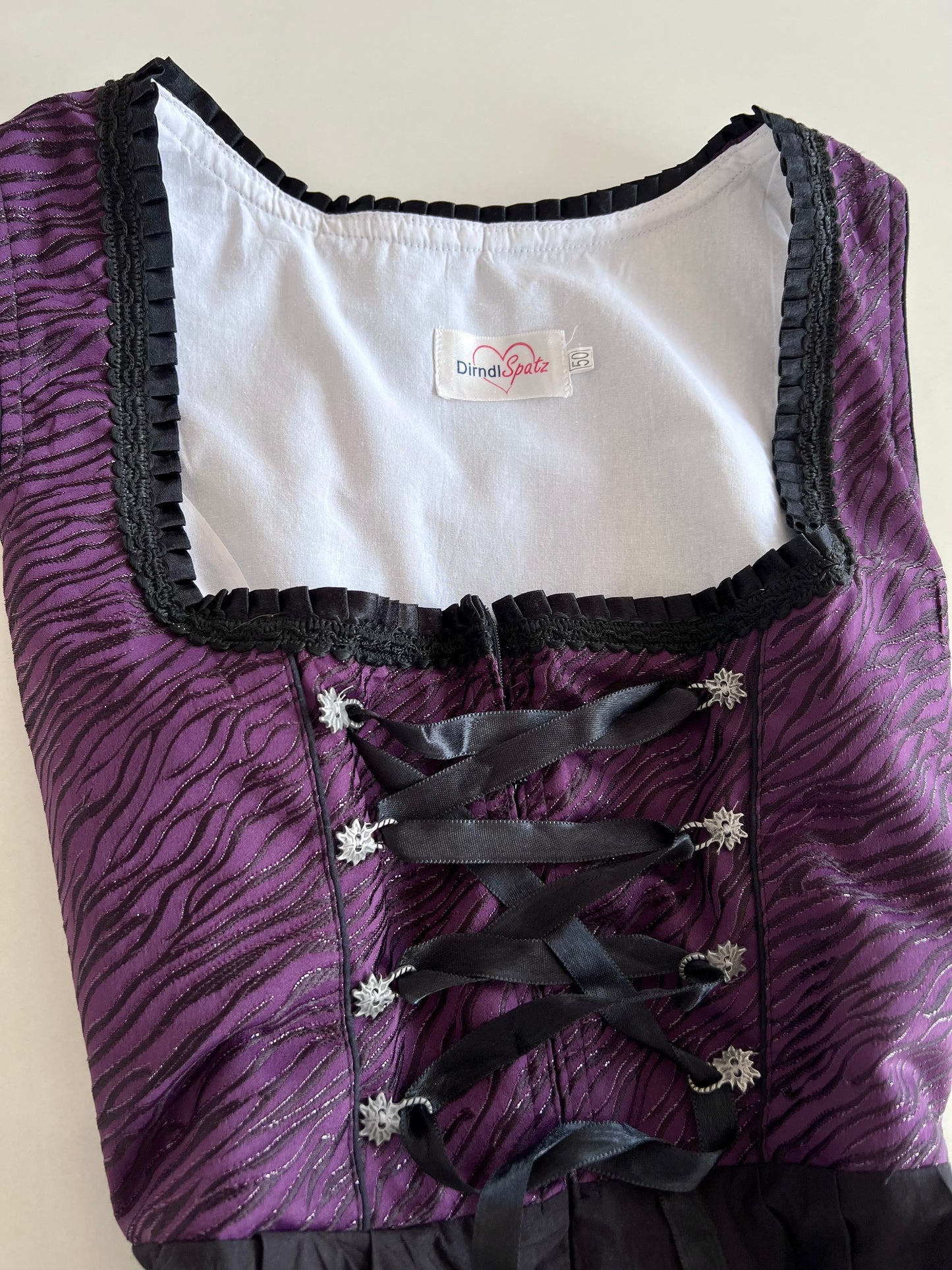 Drindl Spatz Vintage Grunge Dress-Bust 44