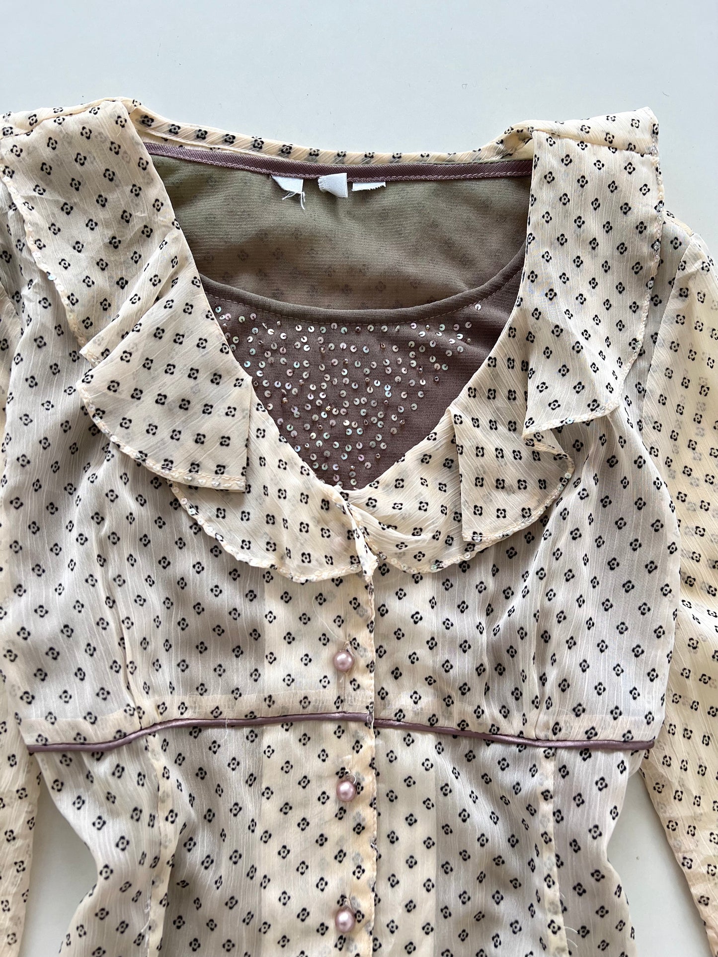 Sequin Vintage Top-Bust 38