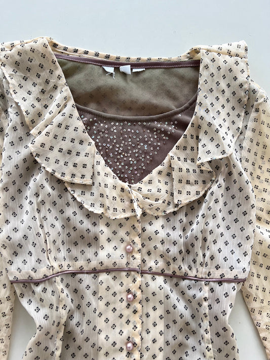 Sequin Vintage Top-Bust 38