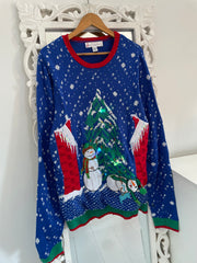 Christmas Sweater With Light Bulbs-Chest 46