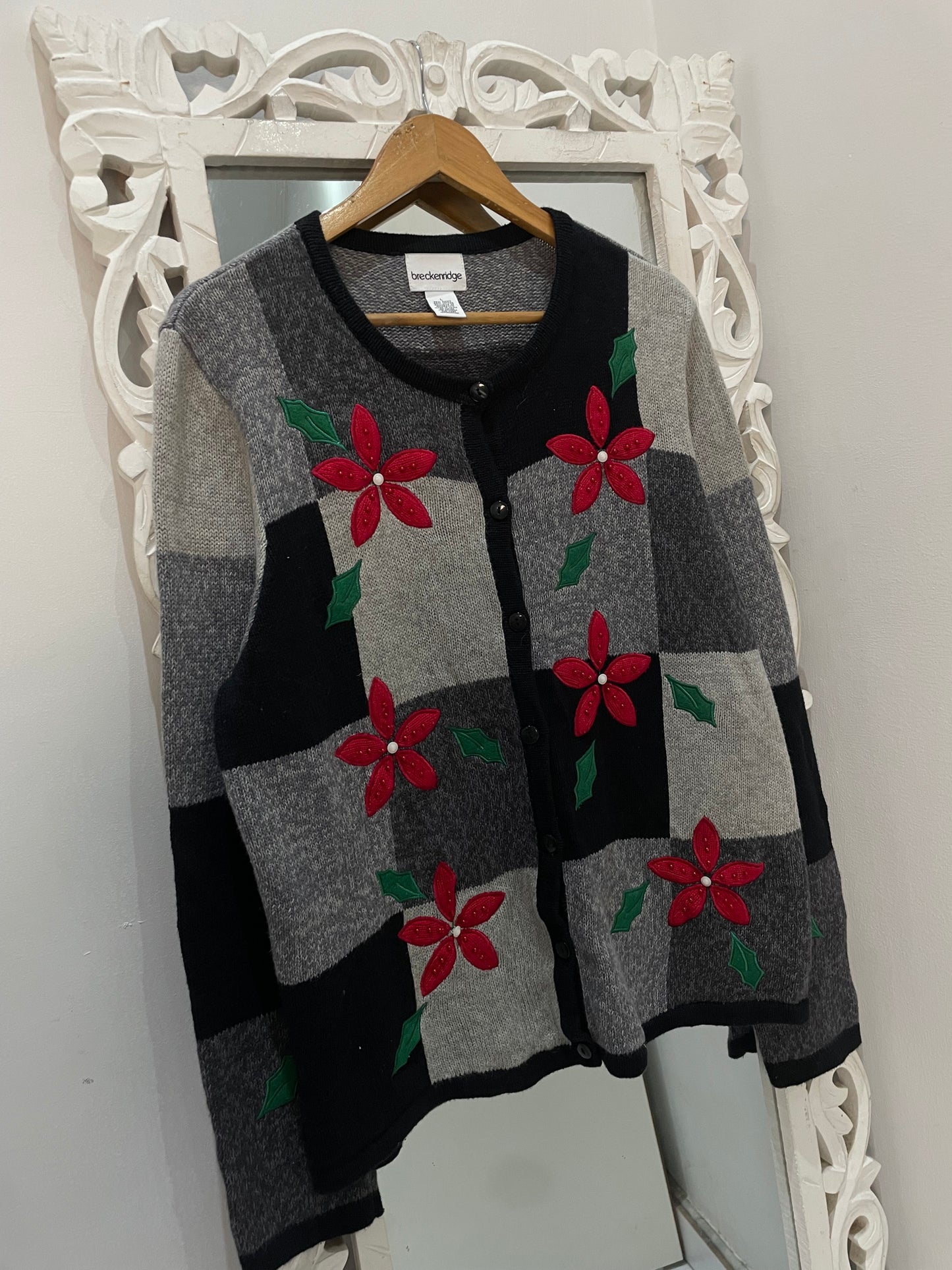 Breckenridge Embroidered Vintage Sweater-Bust 44