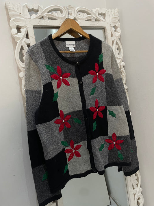 Breckenridge Embroidered Vintage Sweater-Bust 44