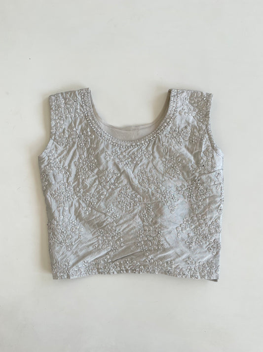 Embroidered Desi Top-Bust 32