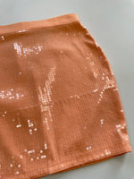 Load image into Gallery viewer, Peachy Sequin H&amp;m Skirt-Waist 26
