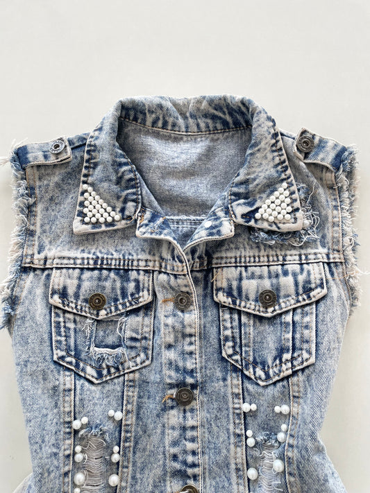 Denim Vest-Chest 34