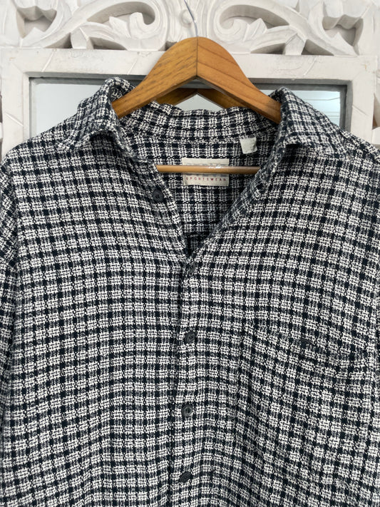 Thick Tweed Shirt-Chest 48
