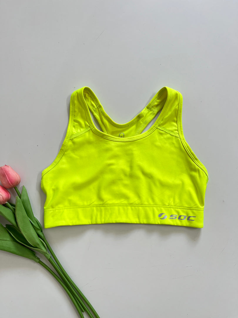 TCS NEON SPORTS BRA - BUST 28 TO 30