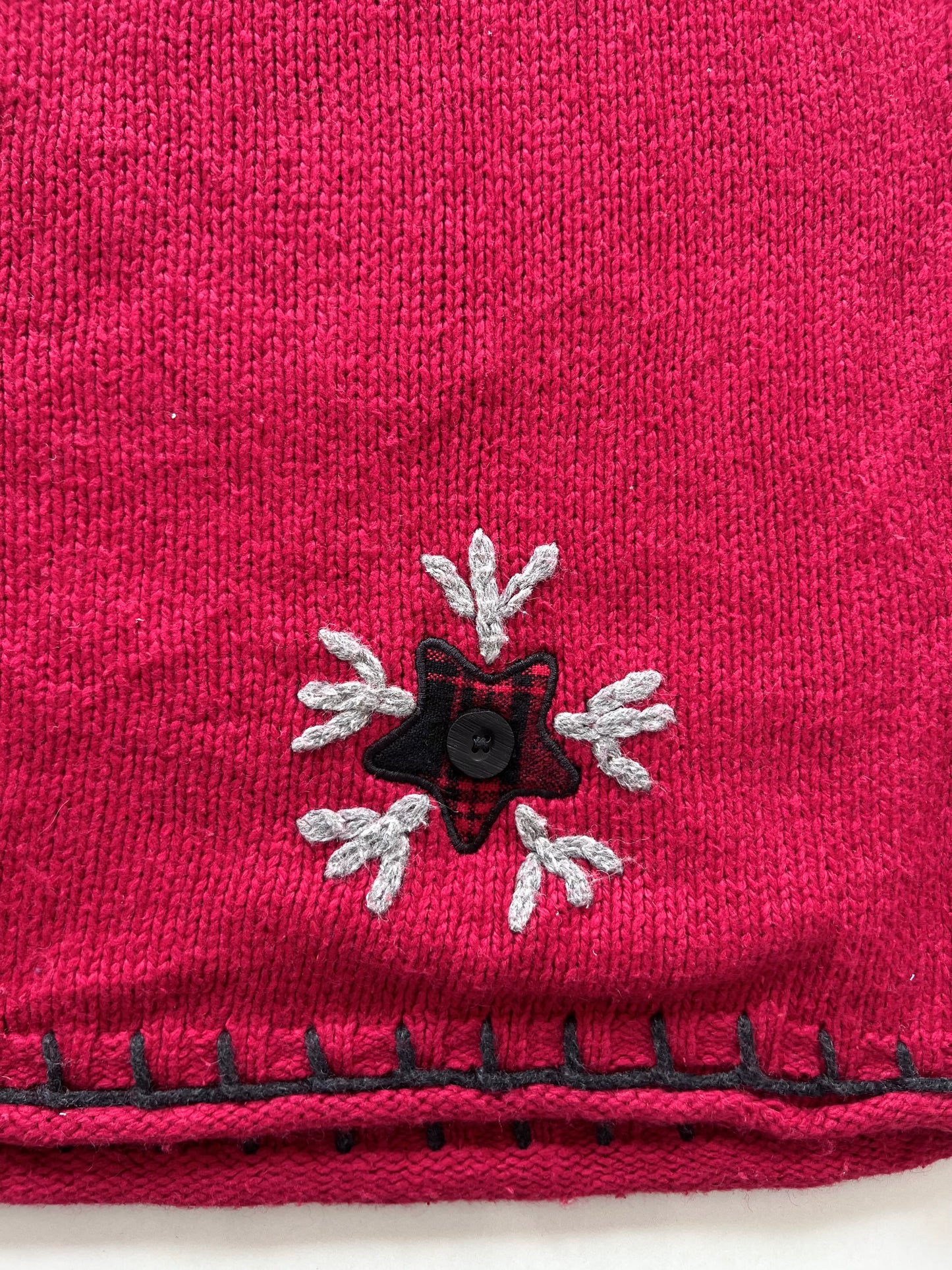 Coldwater Creek Embroidered Sweater-Bust 48