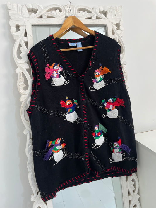 Christmas Sweater Vest-Bust 50