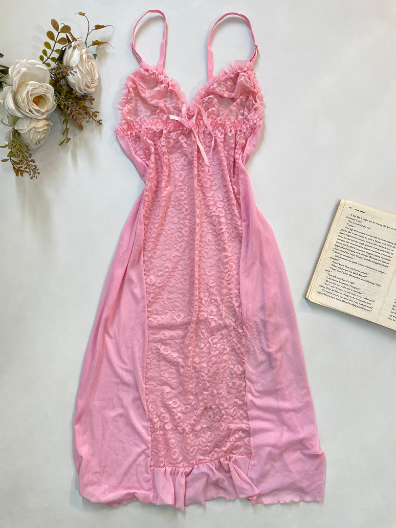 Sheer Lingerie Lace Dress-Bust 30 to 34