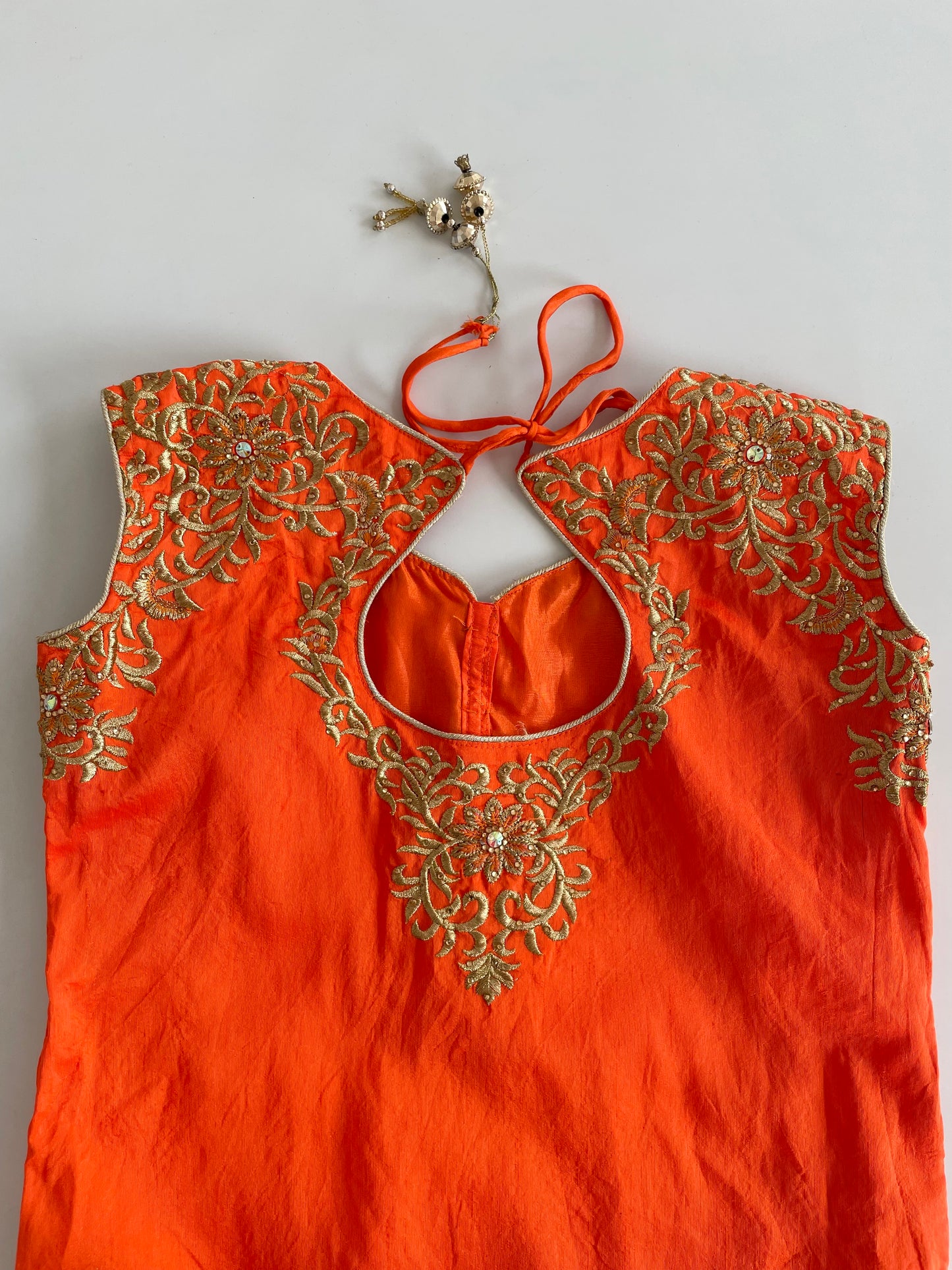 Embroidered Kurta-Bust 34