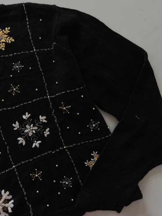 OHI Hand Embroidered Christmas Sweater-Bust 48