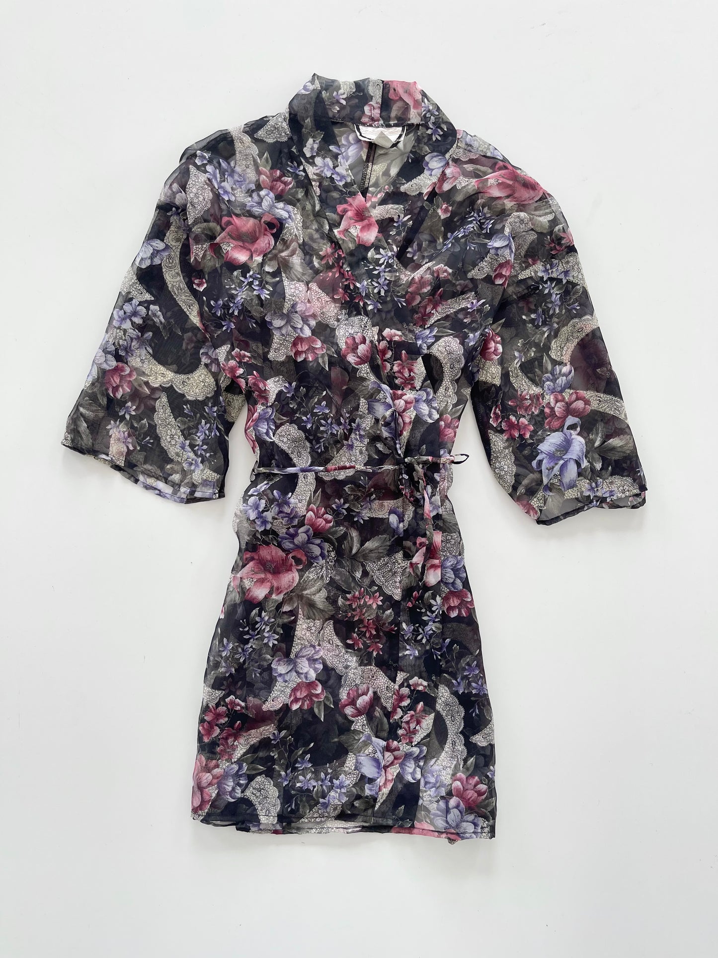 Wraparound Sheer Loungewear-Bust 38 to 40