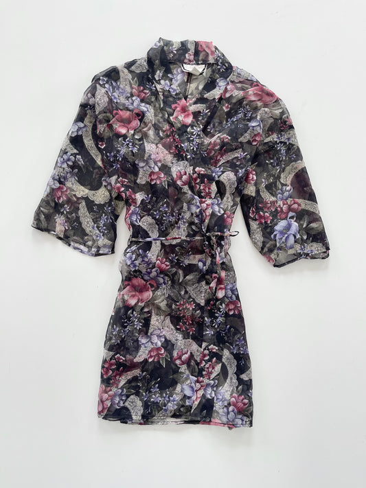 Wraparound Sheer Loungewear-Bust 38 to 40