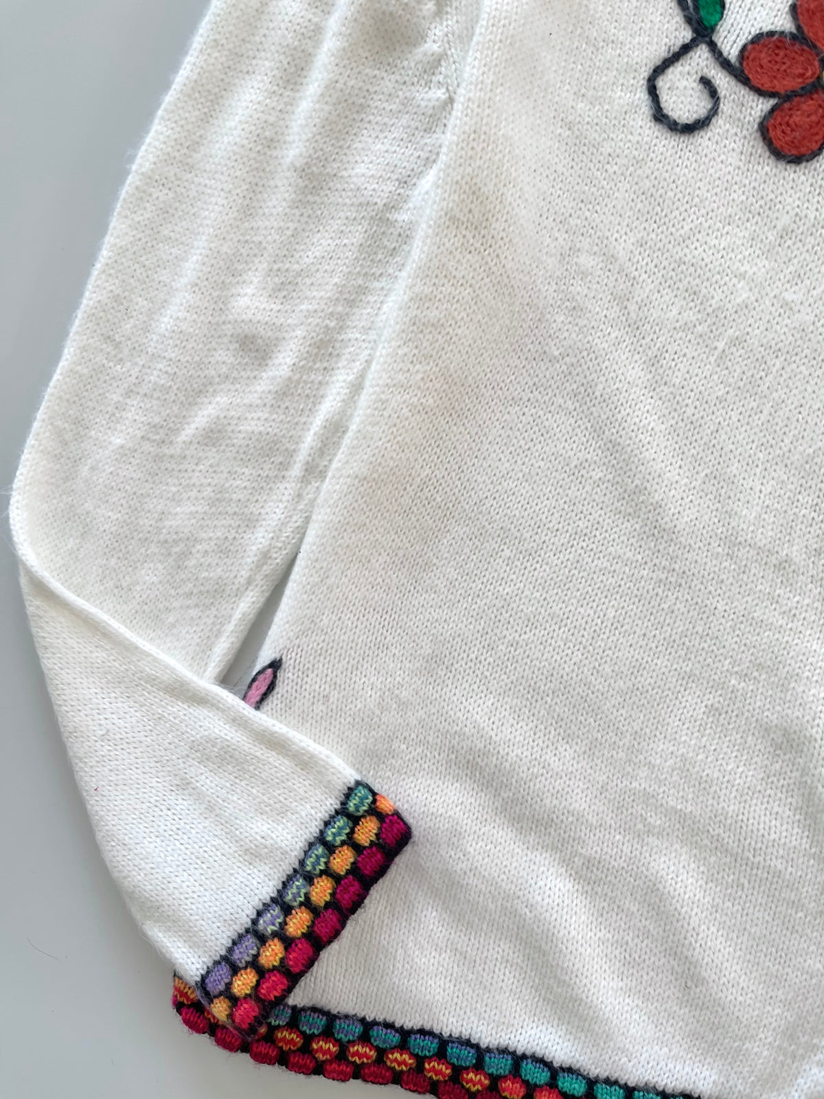 Vintage Embroidered Sweater-Bust 36