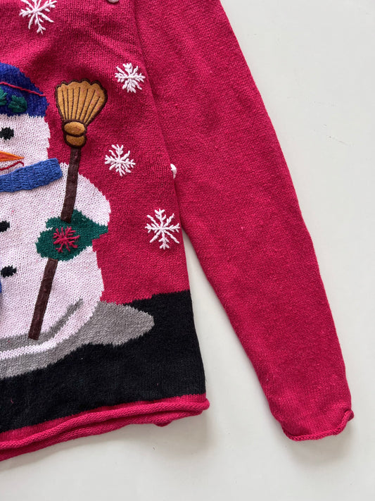Cherokee Embroidered Christmas Sweater-Bust 42